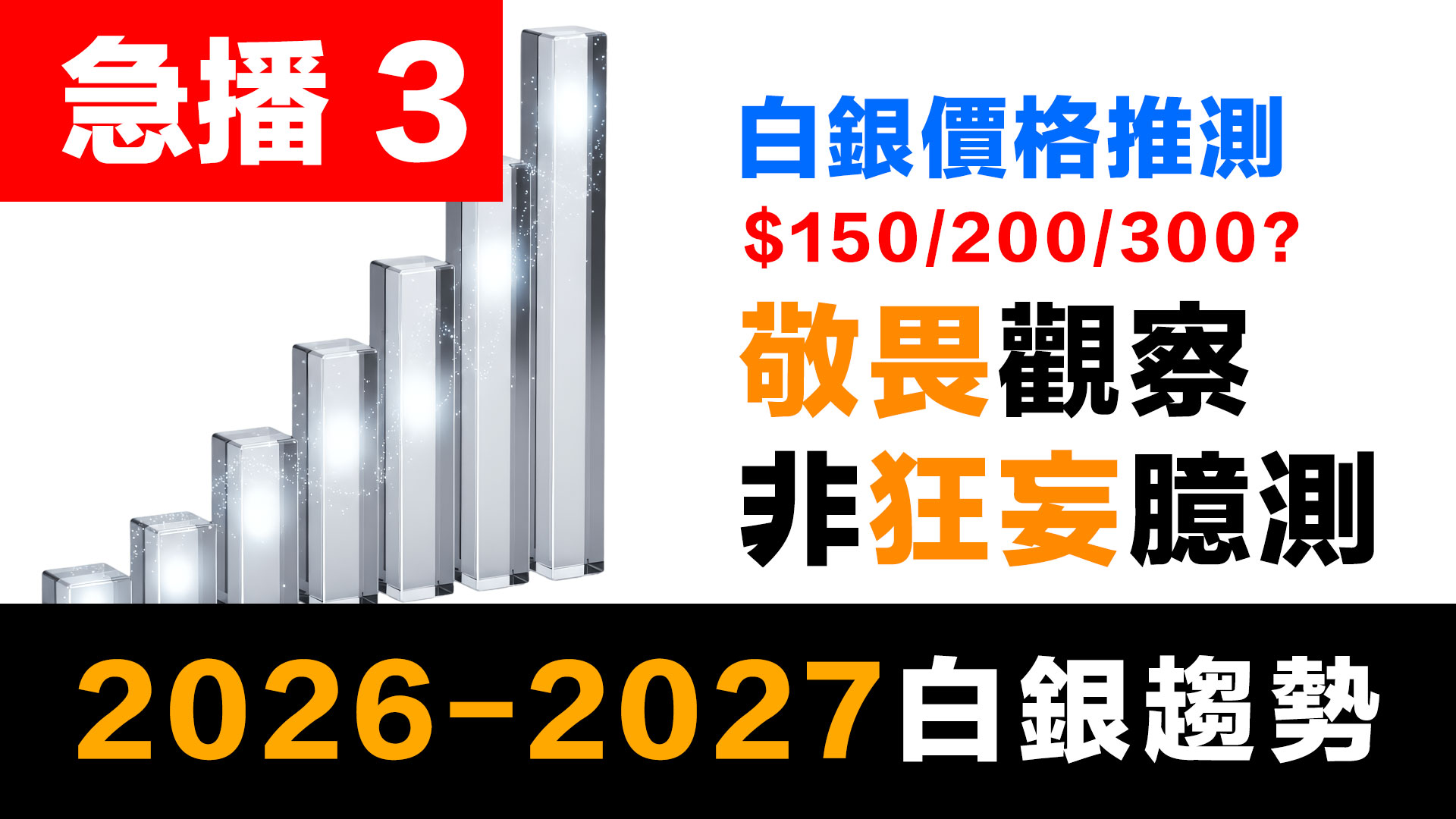 第46集 | (急播 3) 我們已經進入第二階段！白銀從商品到戰略武器，價格可能超過300美元？ episode artwork