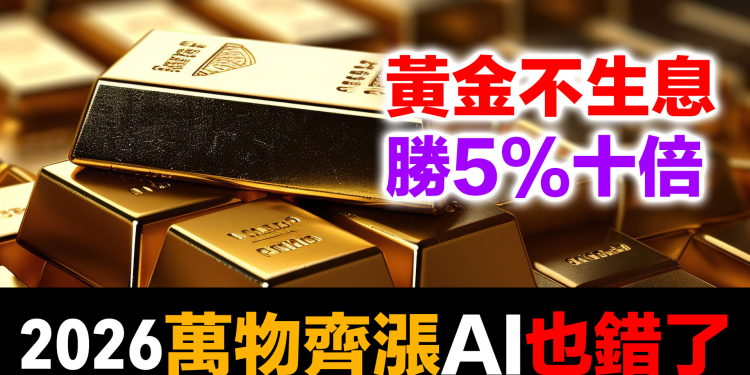 連 AI 都被說服了！黃金不生息 vs 複利55年 | 2026萬物齊漲 | 全球央行綁在一起吸毒