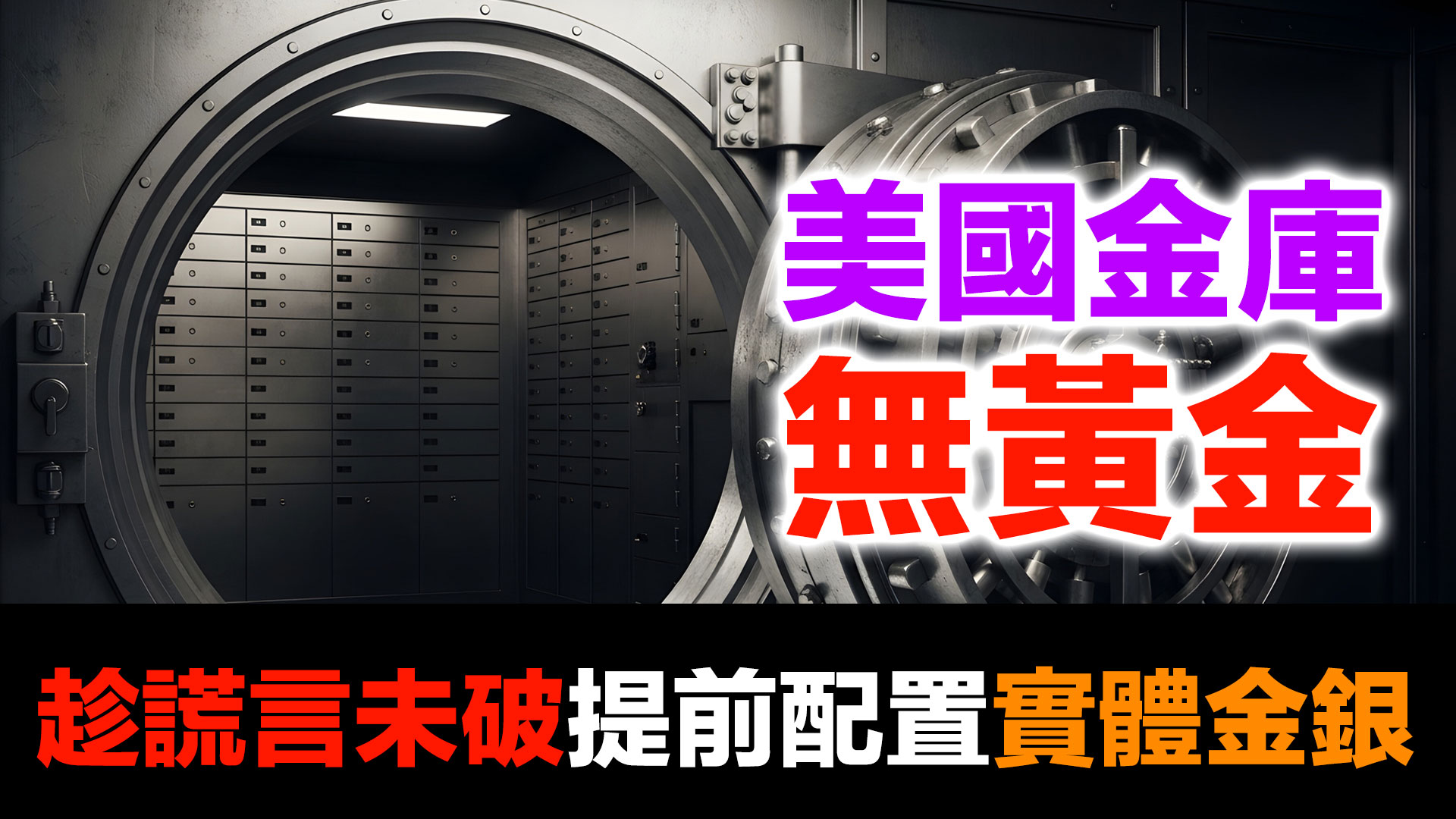 諾克斯堡金庫之謎：70年未稽核的真相 | 美國牧師布蘭登預言美元暴跌50% | 超前部署配置黃金白銀 episode artwork