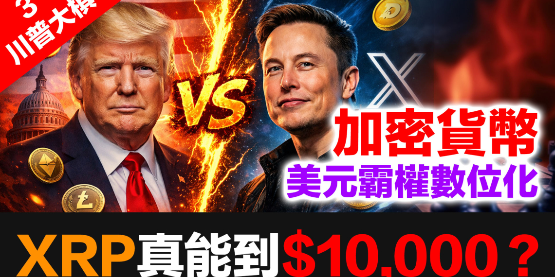 (川普大棋 3)  ⚠️ 川普加密幣戰略震撼全球！美元霸權數位化重新洗牌！