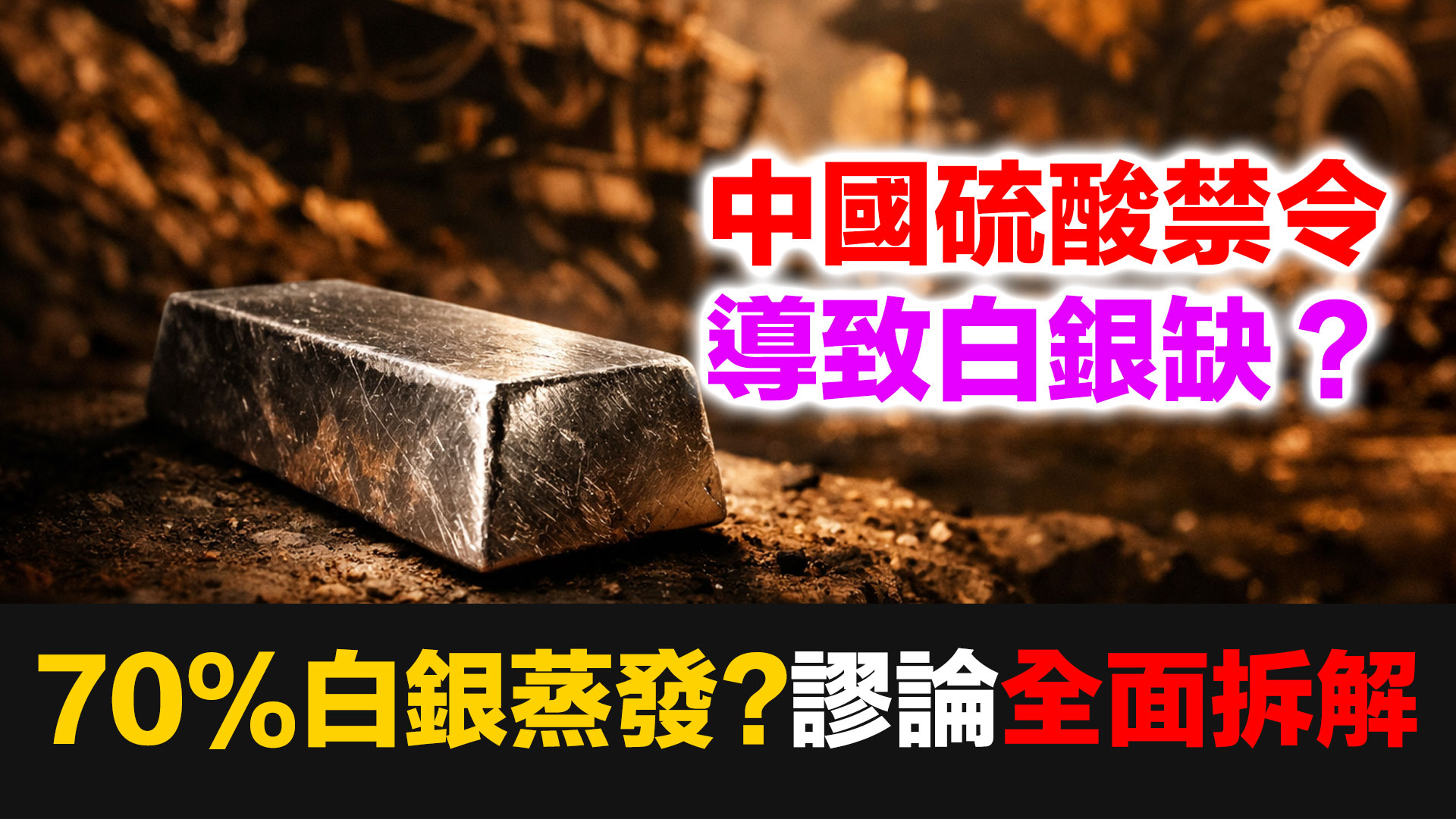 「70%白銀瞬間蒸發」是真的嗎？拆解中國硫酸禁令與 COMEX 五月交割的真實算術 (EP181) episode artwork