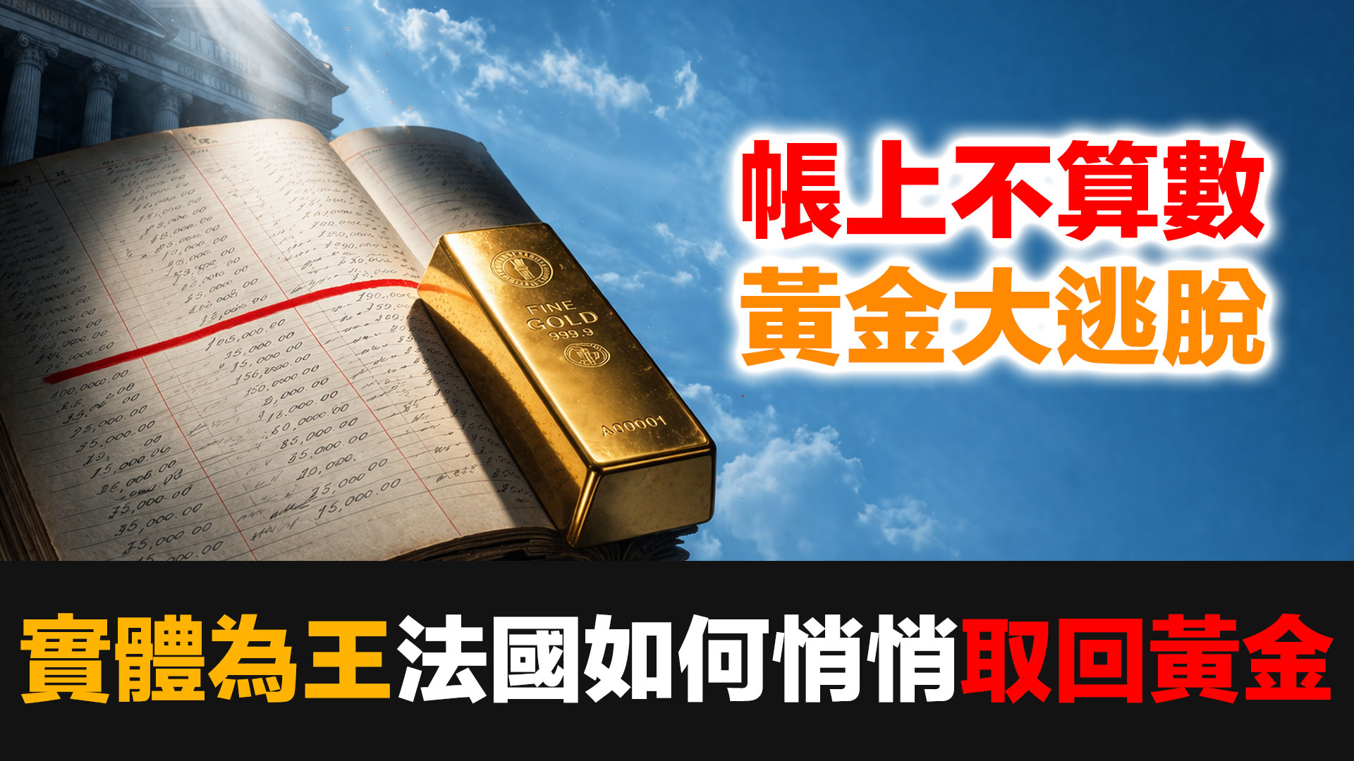 法國黃金大逃脫｜129噸、26筆交易、150億美元——現代金融史唯一一次的主權財富保衛戰 episode artwork