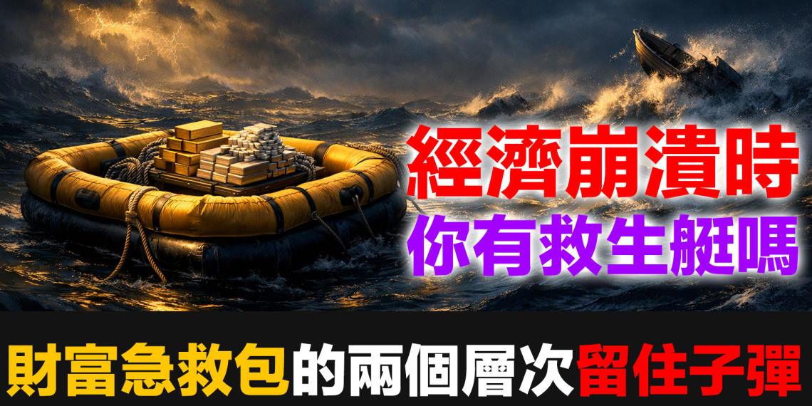 我們為什麼一直在說危機？——財富急救包的兩個層次，實體黃金白銀＋防衛型現金