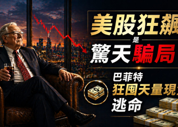 美股狂飆是一場騙局？巴菲特狂囤3800億現金不動，他在等什麼？(EP189)