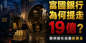 【警訊】COMEX暴跌30趴！富國銀行為何提走19億黃金？紙黃金還能要嗎？(EP196)